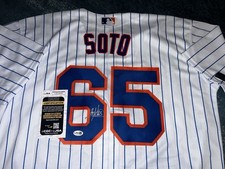 Gregory Soto Signed New York Mets Jersey Superstar Ace JSA Auth