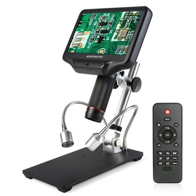 Digital Microscope AD407 3D HDMI 4MP UHD 7 inch USB for Phone Repair SMT SMD DIY