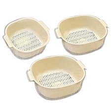 Passoires alimentaires rinçant le panier de passoire à double couche pour