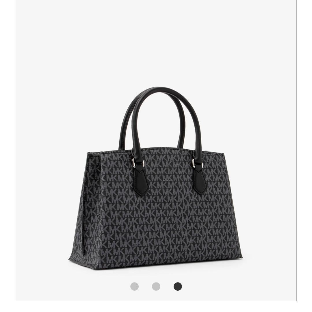 Michael Kors Ruby Medium Satchel MK Signature Lea… - image 2