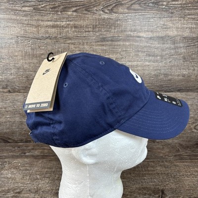 UVU CLUB CAP Blue 新品未使用 Nike Club Unstructured Futra Wash Strapback Hat Adult M/L Navy