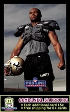 1991 Pro Line Portraits #105 Sam Mills New Orleans Saints