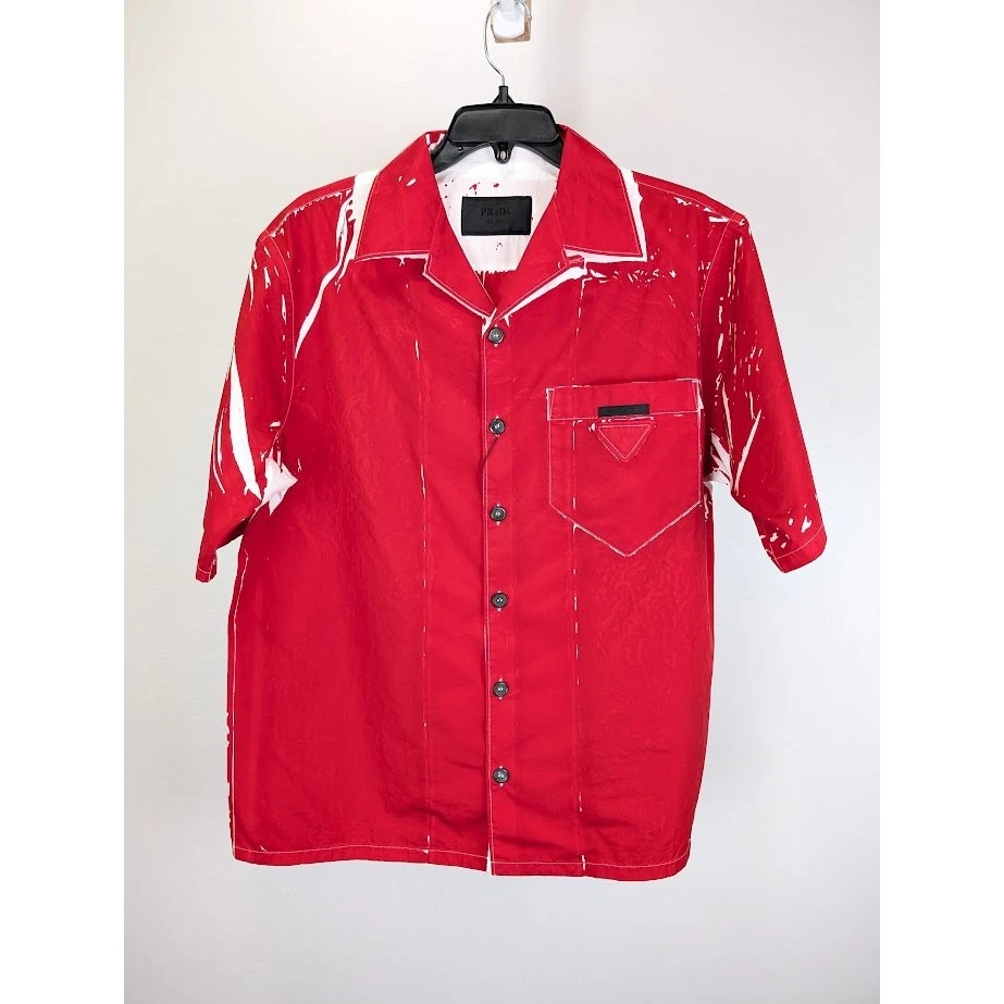 PRADA Red Regular Size Dress Shirts for Men for sale | eBay