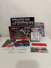 Smokescreen with Box - 1985 Vintage Transformers G1 - Complete with Stickers