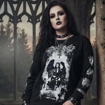 Women s Morbid Dark Angel Shirt. Death Metal. Dark Academia. Goth. Size 2XL