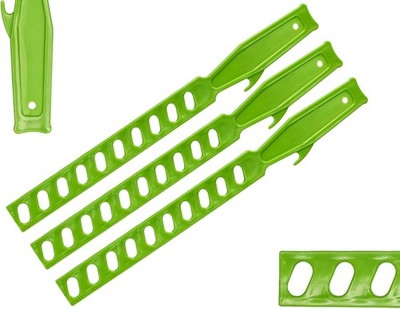 ToolSpace 3 Stück Farbrührstab Grün - 27,5 cm lang 3 cm breit - Farbmischstab fü