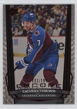 2025-26 Upper Deck Series 1 Encore Red 3/199 Devon Toews #E-46 0kv2