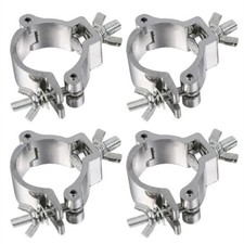 4pcs 2Inch Truss O Clamps Load 220lb Heavy Duty DJ Stage Lighting Hook Mount