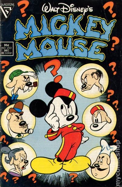 Mickey Mouse #253 FN 1989 Stock Image