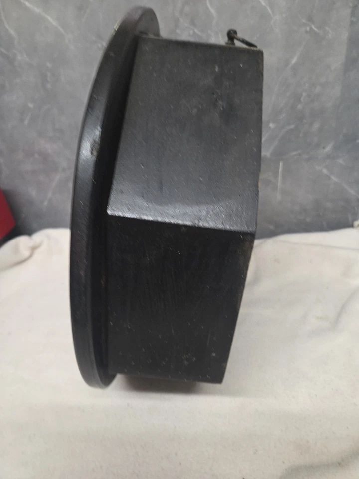 Rare Antique Victorian French Wall Clock Glass & Enamel Face Spairs Repairs?  — 第 3/4 张图片