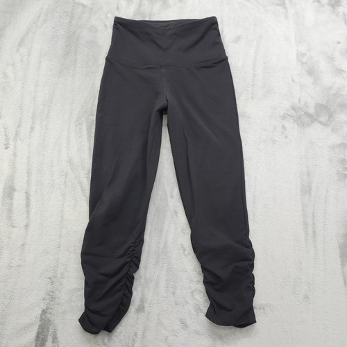 Ruby Ribbon Leggings Womens S Black High Waist Tummy Control Crop ...