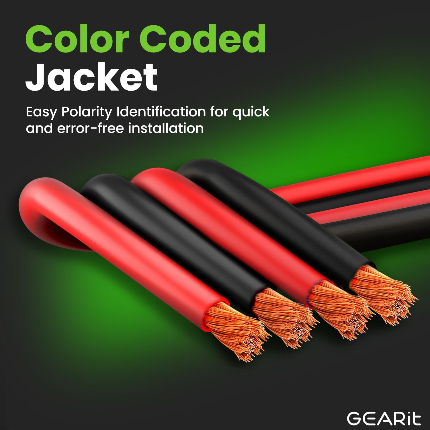 14 Gauge Wire (100Ft Each - Black/Red) Copper Clad Aluminum CCA - Primary Automo