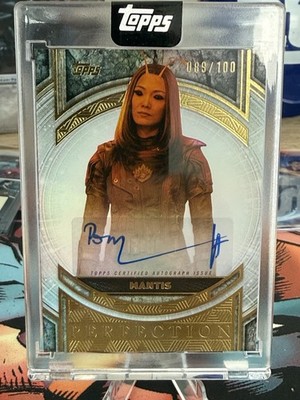 2025 Topps Marvel The Collector MANTIS Pom Klementieff Perfection Auto /100