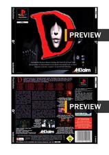 D - PlayStation PS1 Replacement Inlay Covers