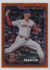 2024 Topps Update Orange Crackle Foilboard 93/299 Chris Martin #US159 2qw