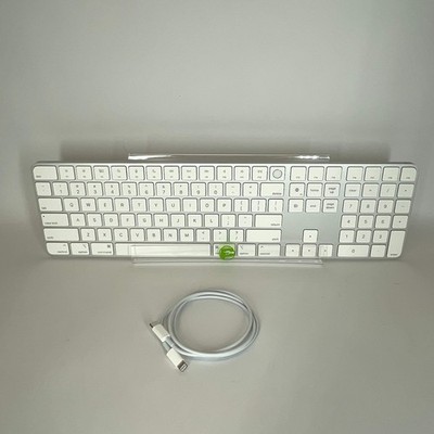 Apple Magic Keyboard (USB-C) with Touch ID and Numeric Keypad A2520 White