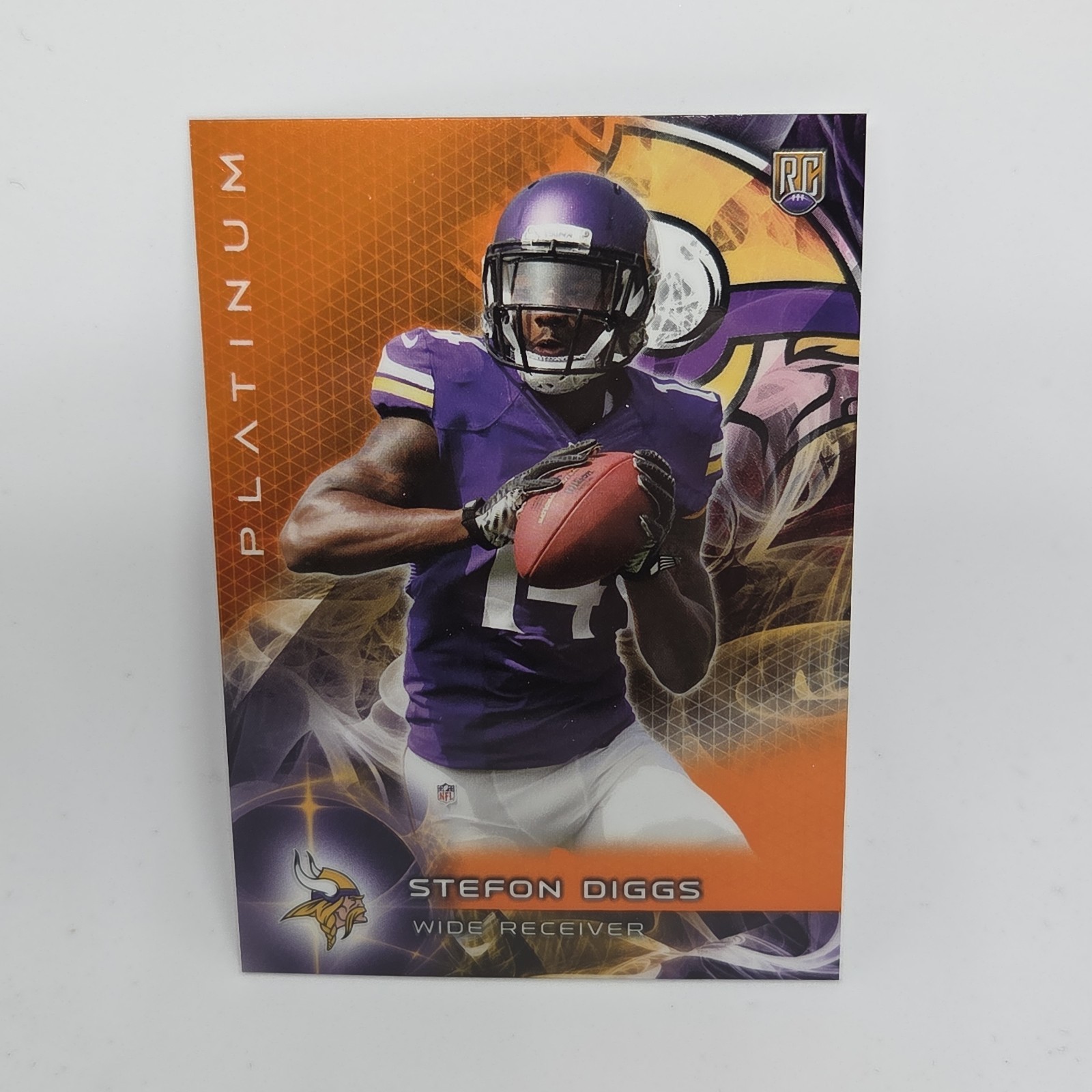 2015 Topps Platinum - Rookies Stefon Diggs #141 Orange Refractor (RC)