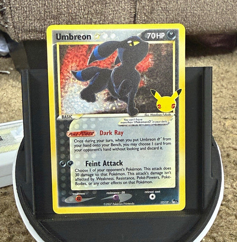Umbreon Star POP Series 5 17/17 Holo Promo Rare English Pokemon TCG 70 HP CLEAN