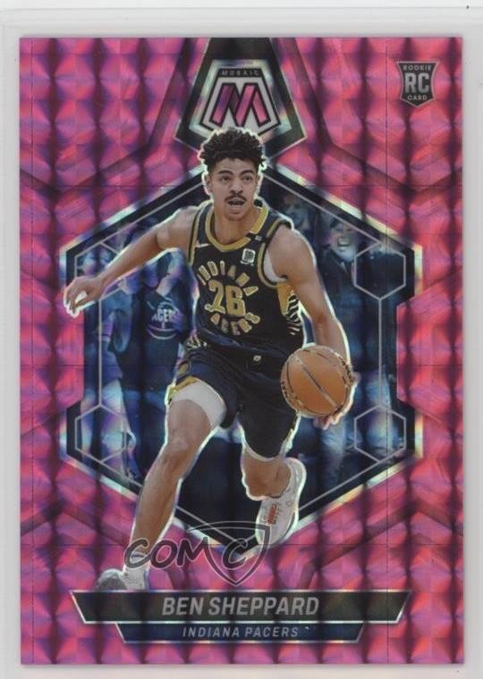 2023-24 Panini Mosaic Rookies Pink Prizm /149 Ben Sheppard #244 Rookie RC