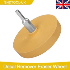 90mm Rubber Eraser Wheel Car Decal Remover For 3M Glue Remove Adhesive Sticker