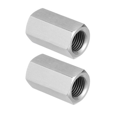 2 Stück M12 x 1,25 Gewinde 30mm für Edelstahl-Hex-Verbindungsmutter