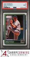 2025 PANINI DONRUSS OPTIC #9 GREG MADDUX HOF POP 1 PSA 9