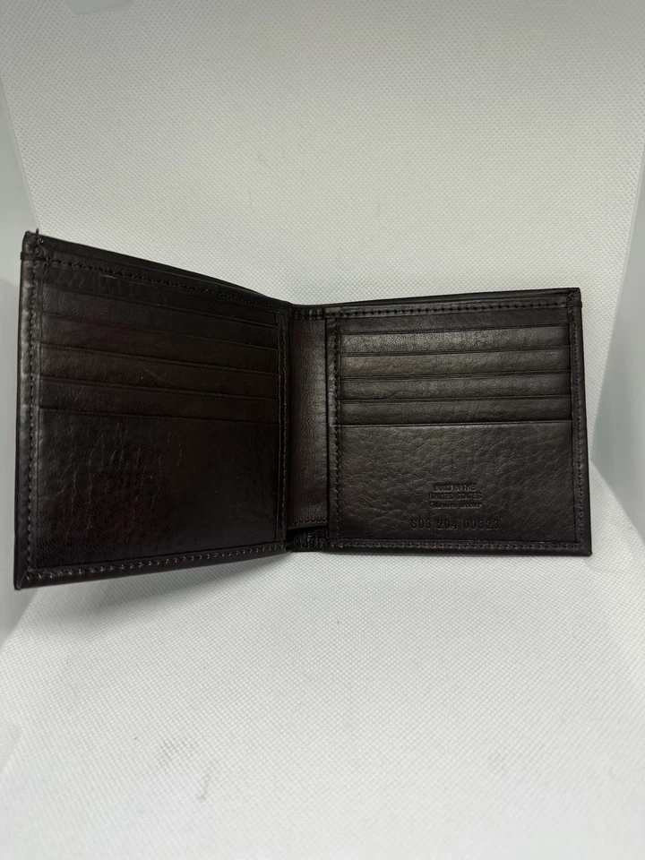 Cartera de cuero genuino Shinola Detroit - marrón NUEVA Foto 2 de 4