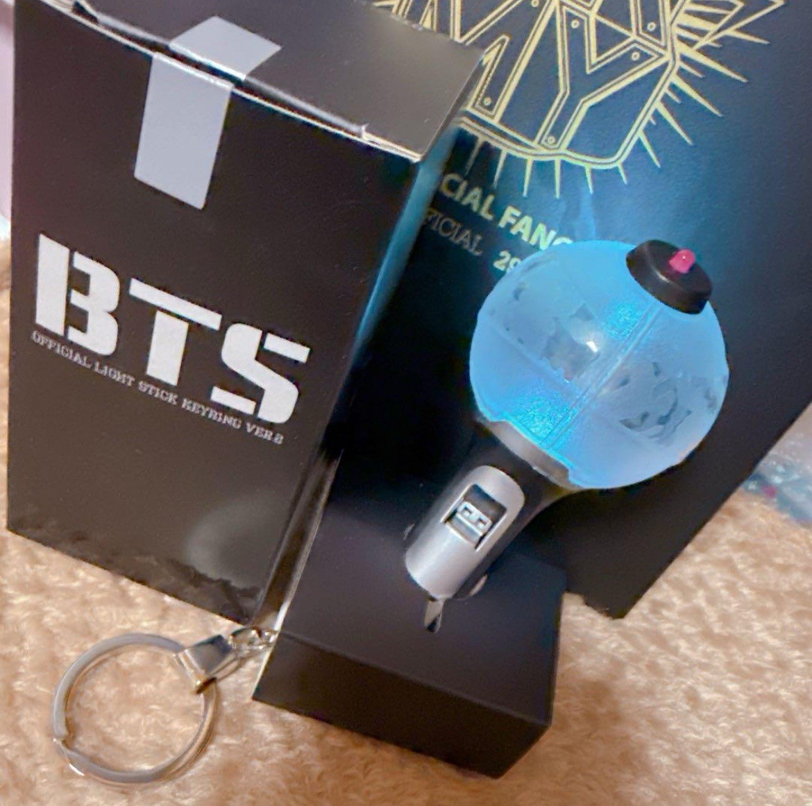 BTS Official Light Stick Keyring Ver.2 Army Bomb Mini