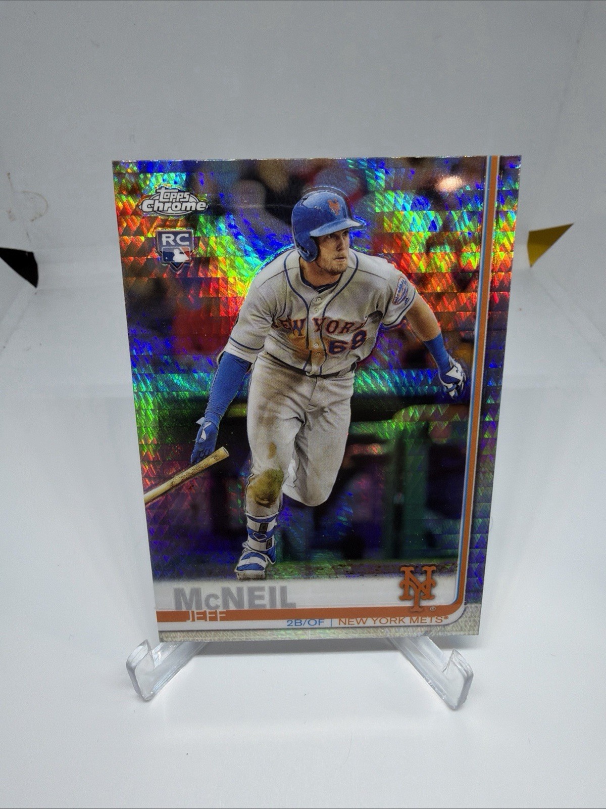 2019 Topps Chrome - Jeff McNeil #152 Refractor (RC) Rookie Card