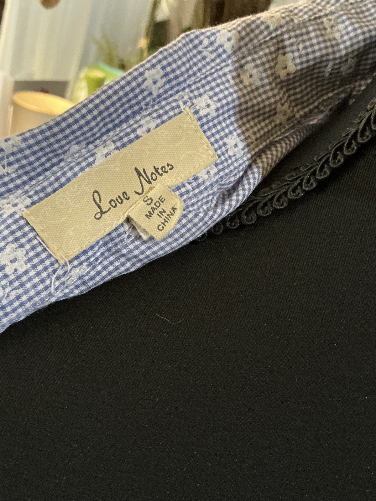 Love Notes Button-down Sleeveless Blouse With Blu… - image 5