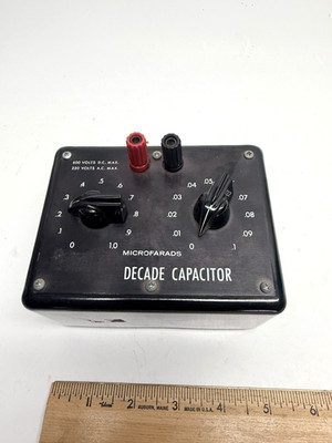 VTG Microfarads Decade Capacitor CP83596-00 Decade Capacitance Box Model 1200