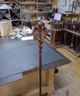 Wood CROZIER Polish Staff Crosier Bishop Quality Craftsmanship 72" Christmas U