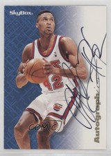 1996-97 Skybox Premium Autographics Black Ink PJ Brown Auto 12jy