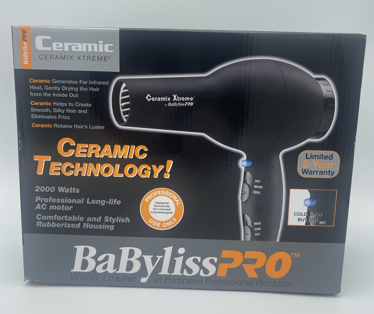 Ubuy Babyliss 2000 Watt Hair Dryer Babylisspro Babyliss Bab2000 Babyliss  PRO Ceramic Xtreme Hair
