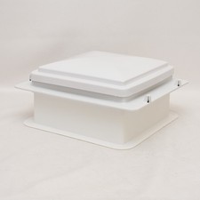 MaxxFan RV 4-Speed Vent Fan Manual Lift White...