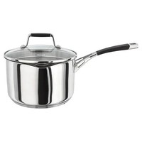 Stellar Saucepan - 5000 Induction Flow range, 20cm Stainless Steel, Draining Lid