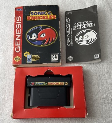 Sonic & Knuckles (Sega Genesis, 1994) Complete - CIB- Cleaned- Tested- READ!