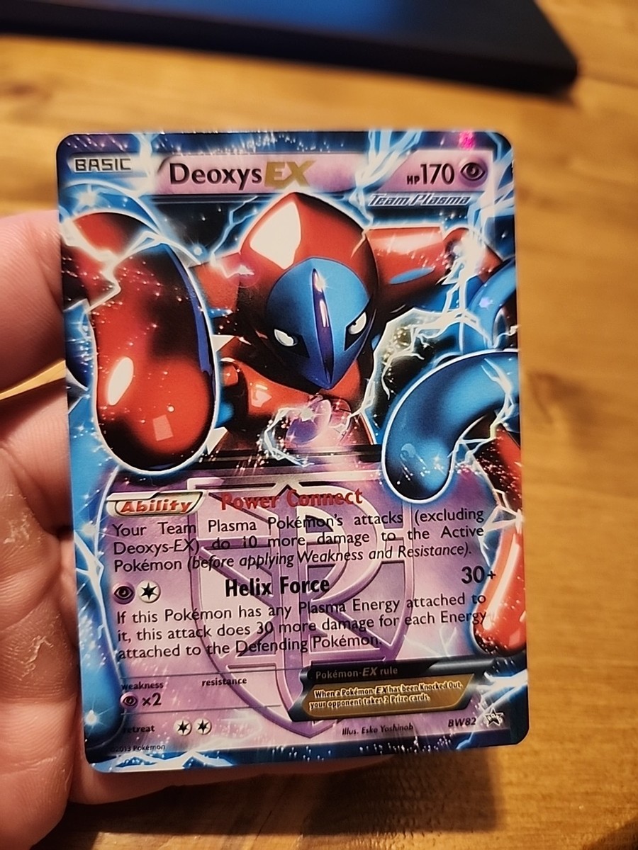 Pokemon Card Black Star Promo - 2013 Deoxys EX BW82 | eBay