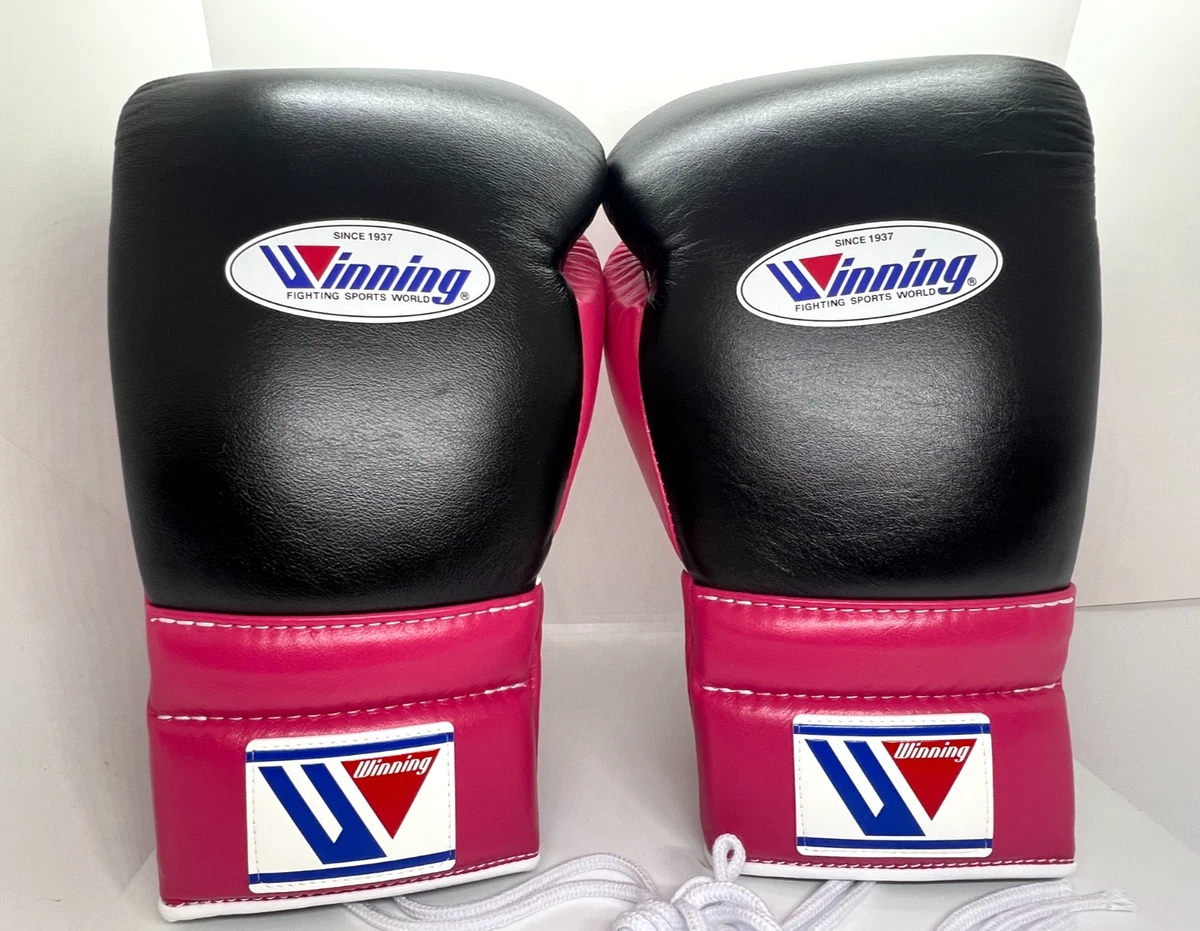 Winning Black 16 oz. Weight Boxing Gloves for sale | eBay