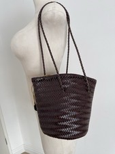 Woven Bag Geflochtene Tasche Echtleder Handta...