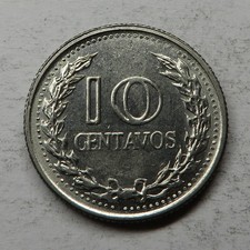 Colombia 10 Centavos 1971 Nickel Clad Steel KM#236 UNC