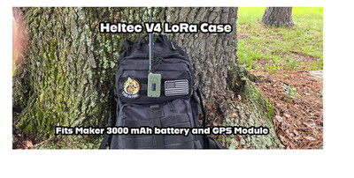 Heltec v4 Case - Fits 3000 mAh Battery and GPS - Case Only