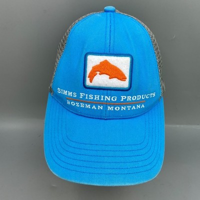 Simms Fishing Products For Get The Forecast Trucker Hat Kids OSFM Blue Snapback