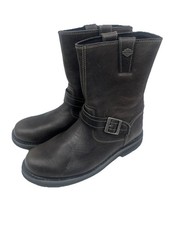 Harley Davidson Engineer D93849 Leather Motorcycle Boots Mens SZ 10.5 M Brown