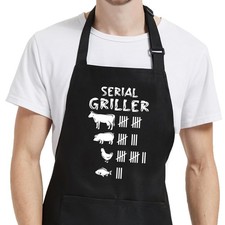 Funny Grill Aprons for Men with Pockets, Mens Aprons for Cooking BBQ Kitchen,...