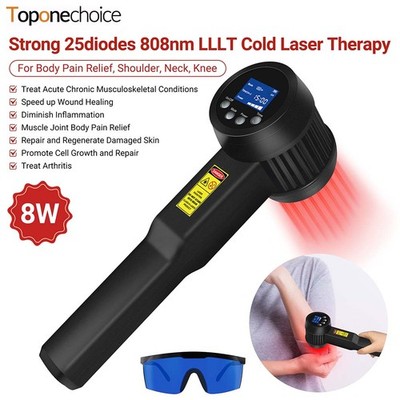 Class 4 Cold Laser Therapy Device Dual Wavelength 808/650nm for Tissue Repair