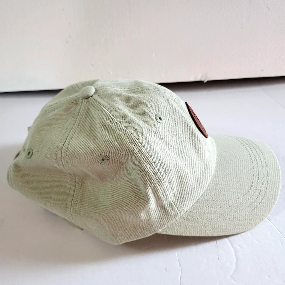 Tommy Bahama Marlin Cap Hat Adjustable Strap Cotton Leather Patch Recipe Inside - Image 3 of 4