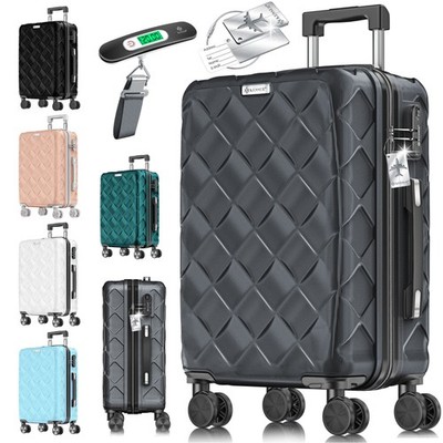KESSER  Reisekoffer Hartschalen Koffer 120/84/55L Handgepäck mit Rollen Zubehör