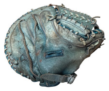 RHT Vintage Cowhide Leather Baseball Glove Catchers Mitt (Green Color)
