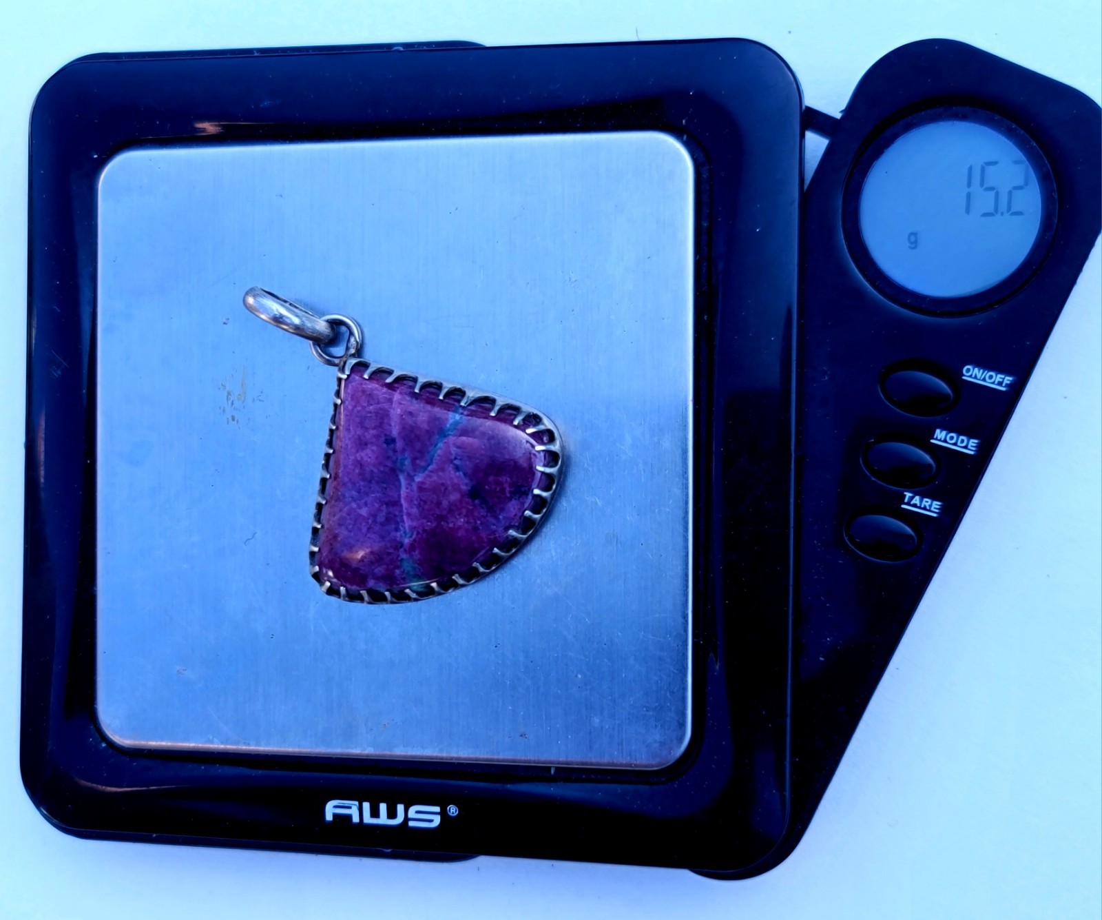 VTG Sterling 925 Solid Silver Ruby Zoisite Gemsto… - image 14